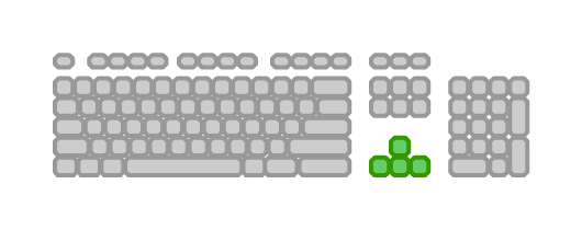 Arrow keys